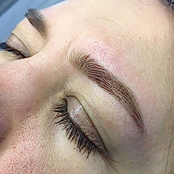 Моделирование бровей и окрашивание хной