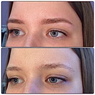 Коррекция бровей и окрашивание хной
